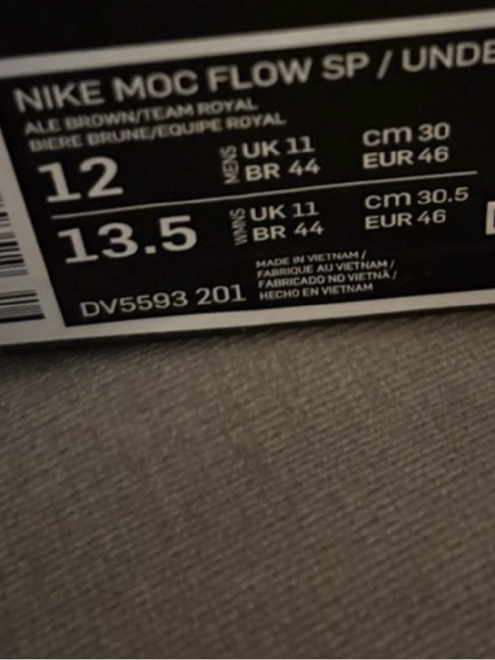 NIB [Nike] Moc Flow SP x Undercover Slip-In Comfort Shoes Suede Mens 12 / W 13.5 - Picture 14 of 14